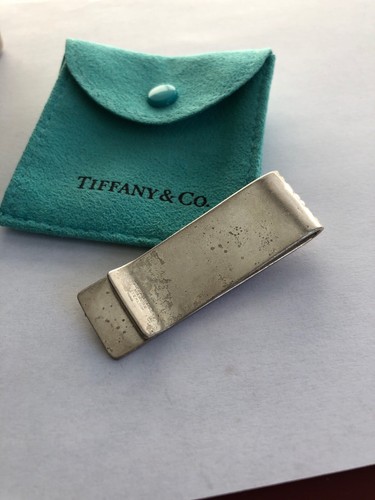 Tiffany & Co Sterling Silver Basket Weave Money Clip