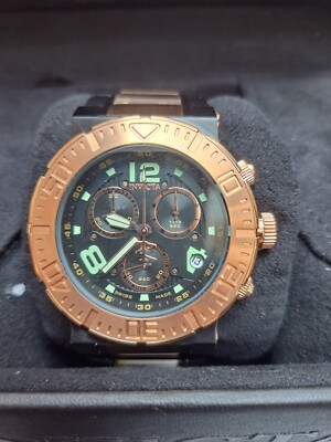 Rose Gold/Black Invicta Reserve Watch 6763