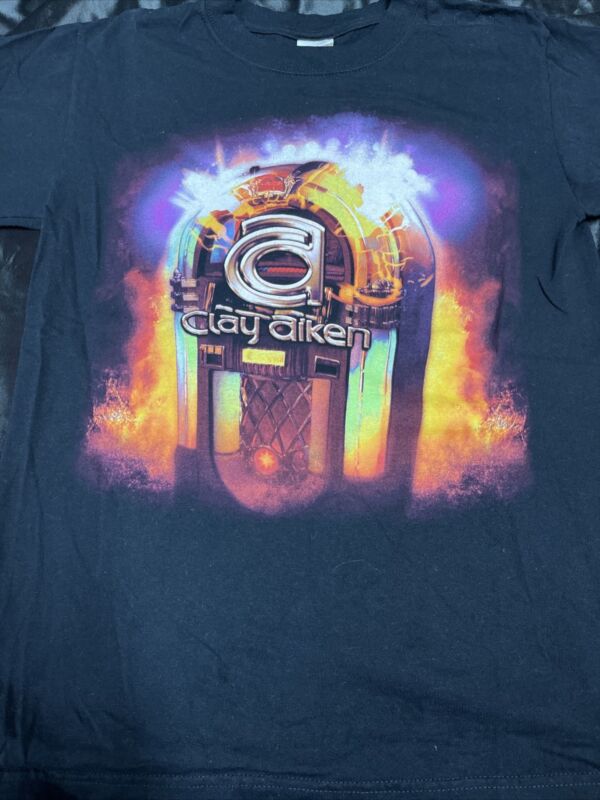 Clay Aiken jukebox tour 2005 T shirt-(small)
