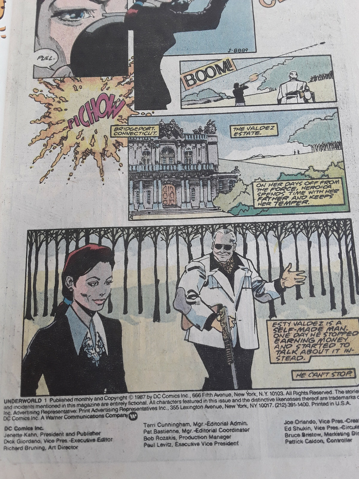 Underworld (1987 DC Series) #1 Fine