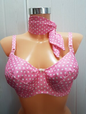 LUWA Bügel-BH , Retro, 90 B, pink, 50ger Jahre