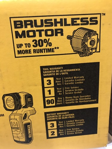 DEWALT Brushless Drill/Driver Light Combo Kit 20-Volt Lithium-ion #DCK377C2, NIB