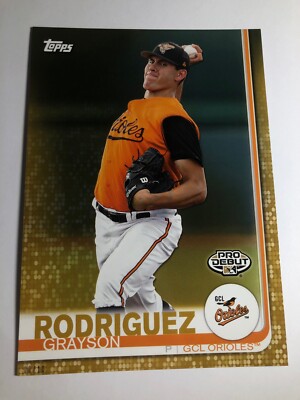2019 Topps Pro Debut Jumbo 5x7 Grayson Rodriguez Orioles 13 02/10