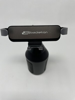 Bracketron AutoGrip Cup Holder Mount for iPhone Samsung LG HTC Pixel Black