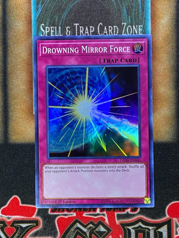 Yugioh Drowning Mirror Force DASA-EN045 Super Rare 1st Ed NM | eBay
