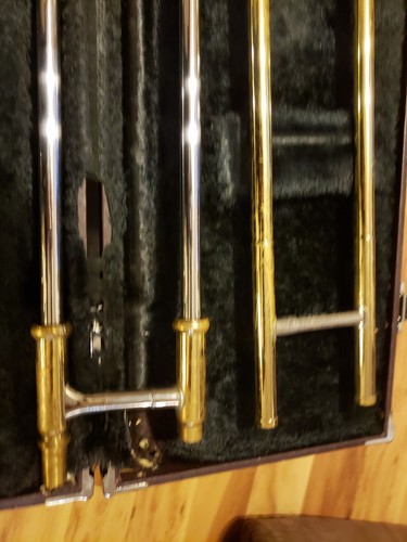 YAMAHA YSL-354 Trombone # 059315A with Case and bach 6 1/2 AL Mouthpiece