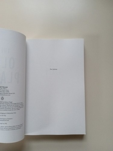 The Old Place By Bobby Finger Paperback Uncorrected Proof SEE PHOTOS 