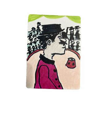 Pic 1 Original Person art card, ACEO, dorisann1022 marker Portrait Face MSG Me