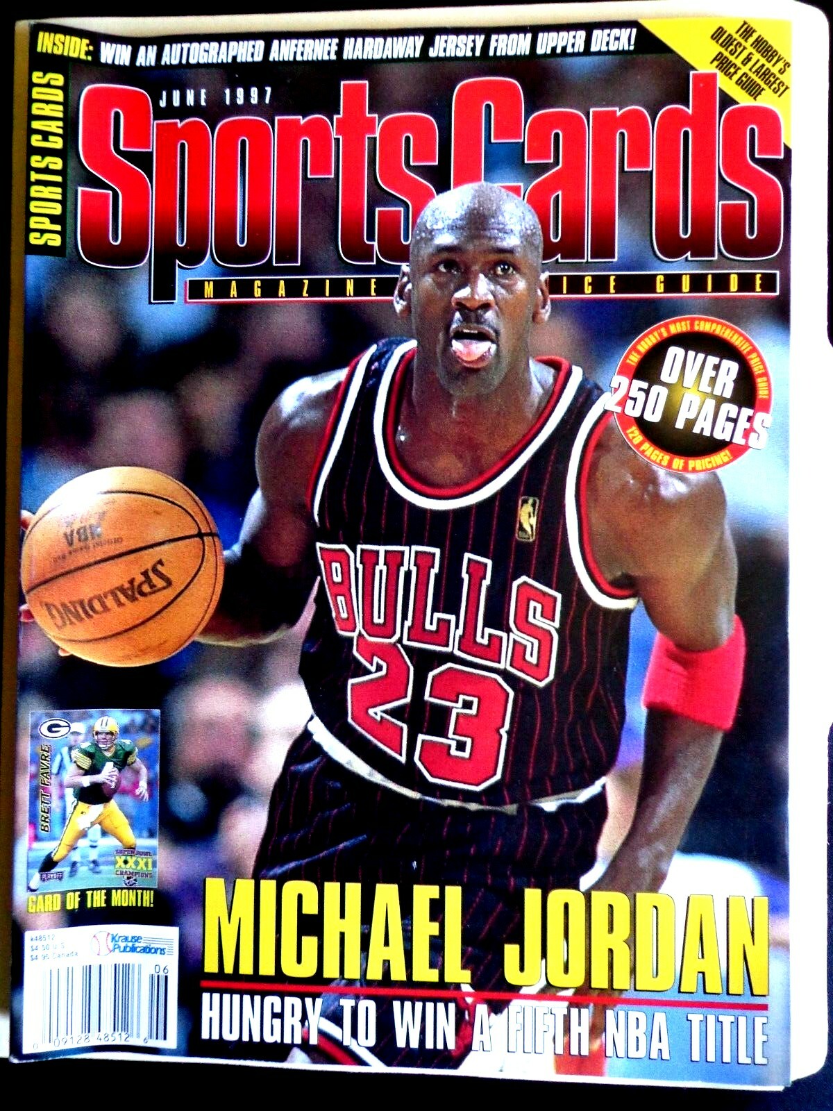Sports Cards Magazine June 1997 Michael Jordan Cover k48512