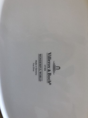 Villeroy & Boch Wonderful World Platter Serving Plate Multi-Color 13