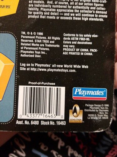 Star Trek Voyager The Vidiian from the Phage Playmates 1996 action figure