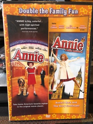 Annie / Annie:Royal Adventure (DVD) 2-Disc Set! Albert Finney, Joan Collins, NEW