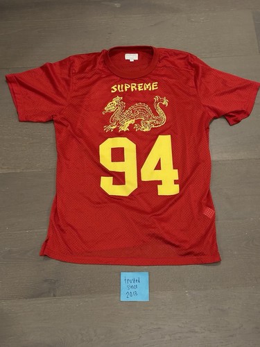 Supreme Dragon Red Football Jersey Top Size Medium Fall