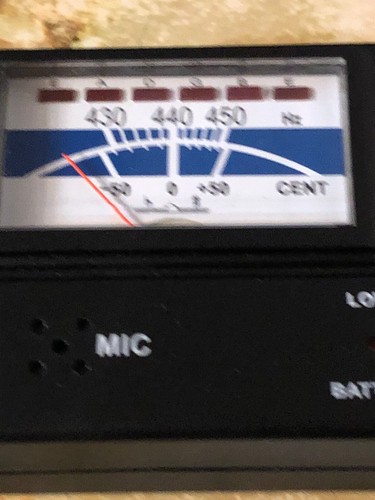 Squier Fender Digital Quartz Tuner Model 5006 Tested & Working With Box & Manual
