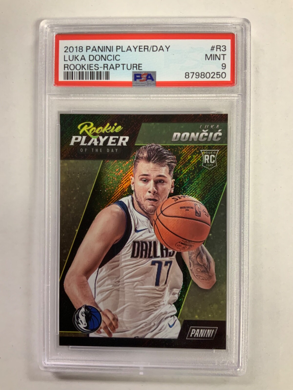 PANINI prizm DONCIC NBA ルーキー 9 rc Luka Doncic PRIZM ROOKIE CARD BGS 9 MT RC 2018-19 Panini