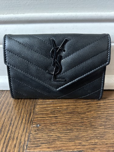 ysl monogram wallet small