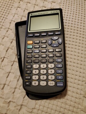 Texas Instruments TI-83 Plus Graphing Calculator with package, CD ,Manual, Cord