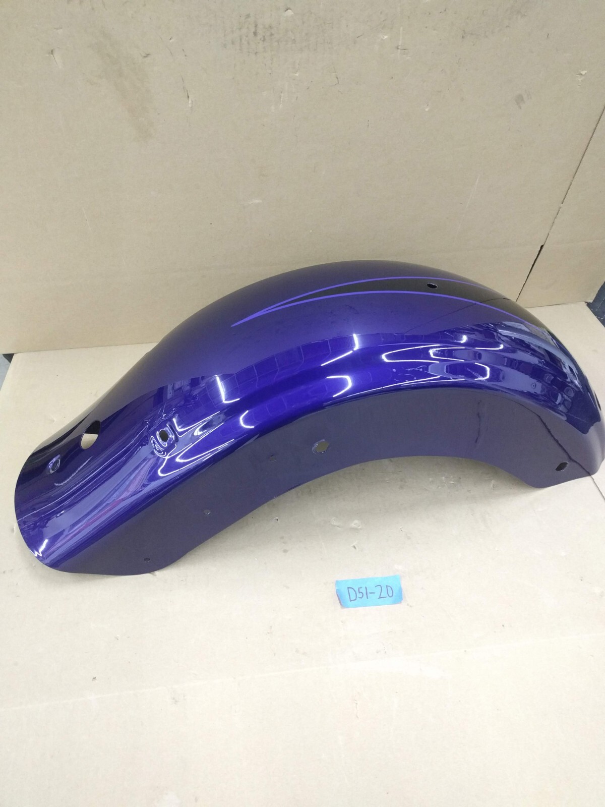 2020 Harley-Davidson Zephyr Blue Street Glide Rear Fender