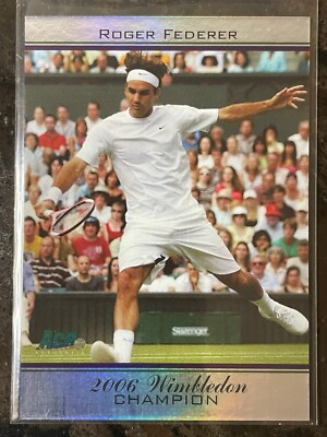 2011 Ace Authentic Roger Federer Grand Slam 2006 Wimbledon Champion #16