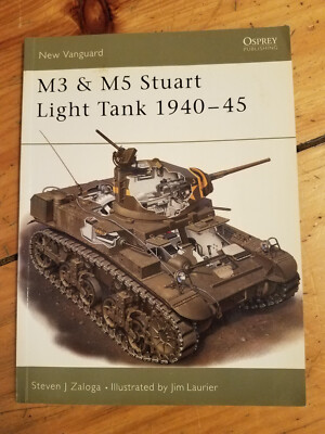 Osprey M3 and M5 Stuart Light Tank 1940-45 Steven Zaloga  SC