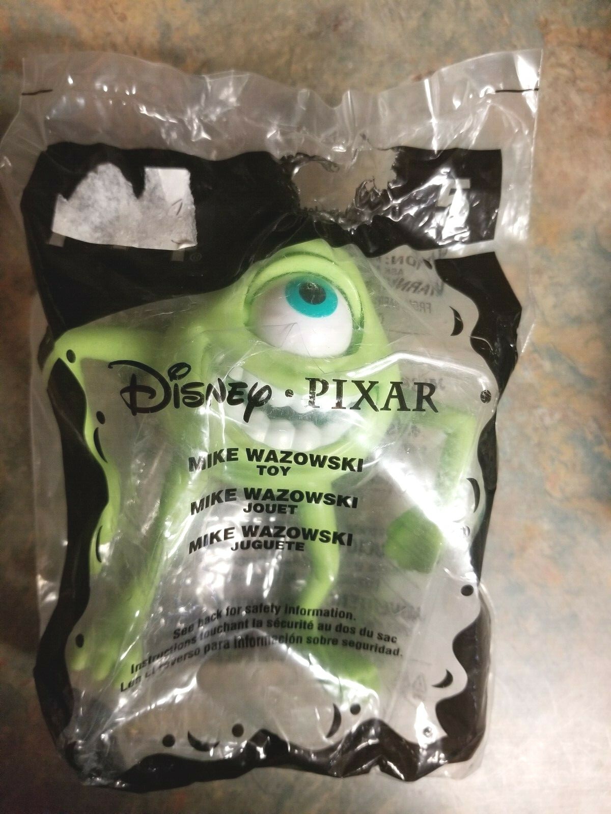 McDonald's Disney Pixar Mike Sulley Monster's Inc.  New NIP Happy Meal Toys