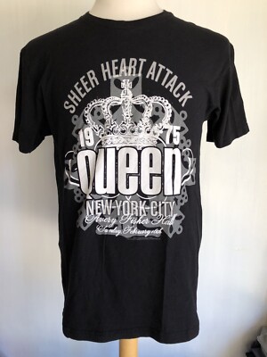 QUEEN (2017) Official ''Sheer Heart Attack'' New York City 1975 T-Shirt Sz Medium
