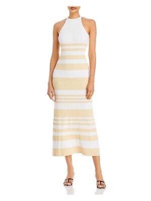 

ЗНАЧИТЕЛЬНОЕ ДРУГОЕ Женское белое платье-пуловер с перекрестными бретельками без рукавов, Белый