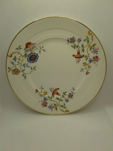 6" bread plate marked National Dinner Ware Rose Marie No. 256