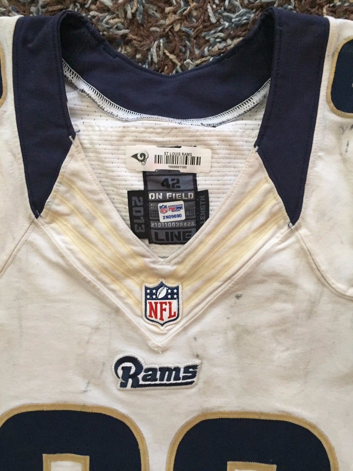 Aaron Donald, Rookie Year, GAME WORN, Photo-matched, Autographed Jersey