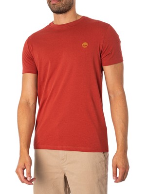 

Мужская футболка Dun River Crew Slim, красная Timberland, Красный, TB0A2BPR-DV5