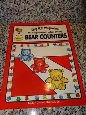 Teacher Created Materials Using Math Manipulatives Bear Counters-Primary Grades