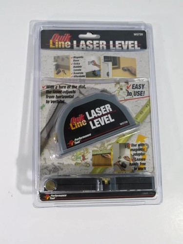 Performance Tool Qui Line Laser Level Magnetic Base New Sealed G1