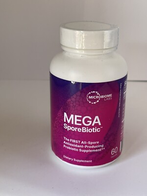 Microbiome Labs MegaSporeBiotic Probiotics Digestive Health Mens & Womens 60 Ct
