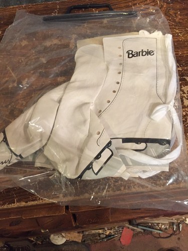Barbie Ice Skater Boot Top Shoe Covers - 1999 Old Stock New With tags