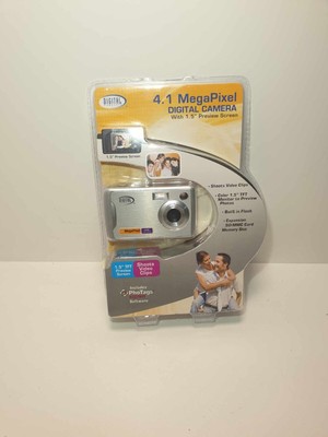 Digital Concepts Silver Digital Camera Digital Lens New
