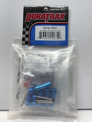 Duratrax DTXC AL SHOCK SET BLUE (4) MQ Brand New Aluminum Upgrade Shocks Vintage