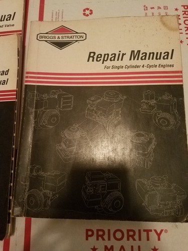 3 Briggs Stratton Repair Manual for Vanguard V-Twin Overhead Valve L Head Single