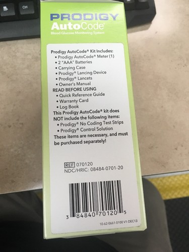 18 Prodigy Auto Code Blood Glucose Monitoring Systems