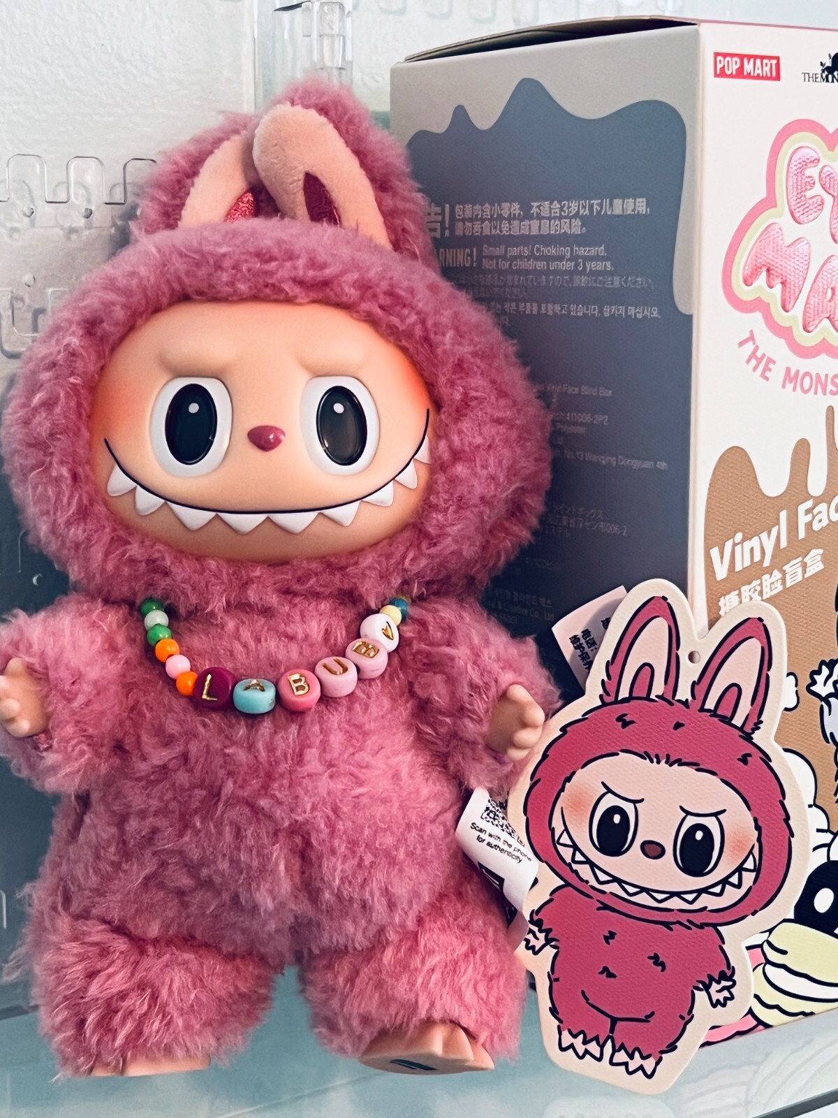 【100％正規品】POPMART ラブブ Macaron LycheeBerry US Seller PopMart New Labubu Authentic Exciting Macaron