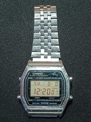 Vintage Casio Marlin Watch Casio W-450 with Original Band Vintage Casio Marlin Watch Casio W-450 with Original Band