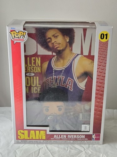 Allen Iverson #01 Funko Pop Slam Magazine Cover 76ers HOF