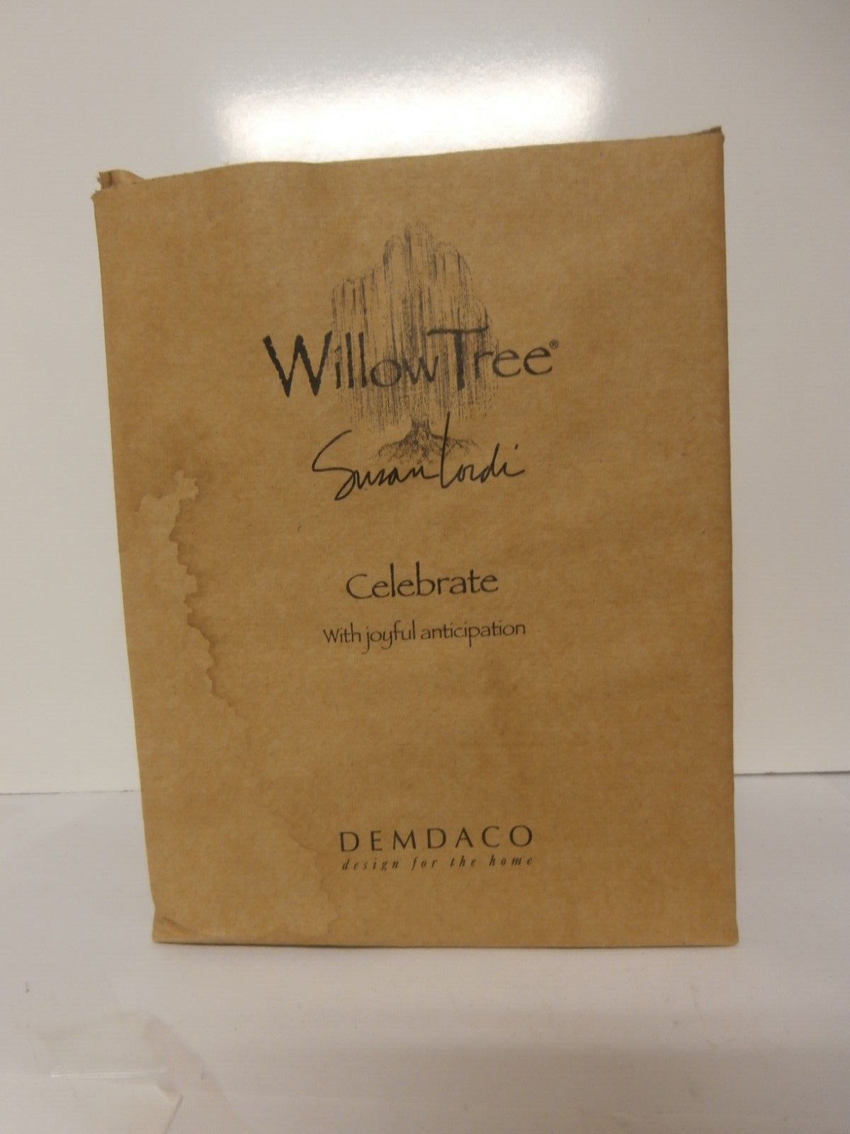 DEMDACO WILLOW TREE "CELEBRATE" ORNAMENT SUSAN LORDI 2005-2010 with Box