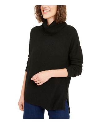 BELLA TILLY X BAR III Womens Black Long Sleeve Turtle Neck Sweater S