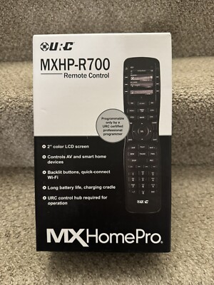 URC MXHP-R700, Programable Remote Control-2'' Color Screen-Long Life Battery-New