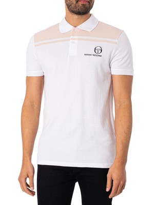 

Мужская рубашка-поло New Young Sergio Tacchini, белая, Белый, STM14569-171