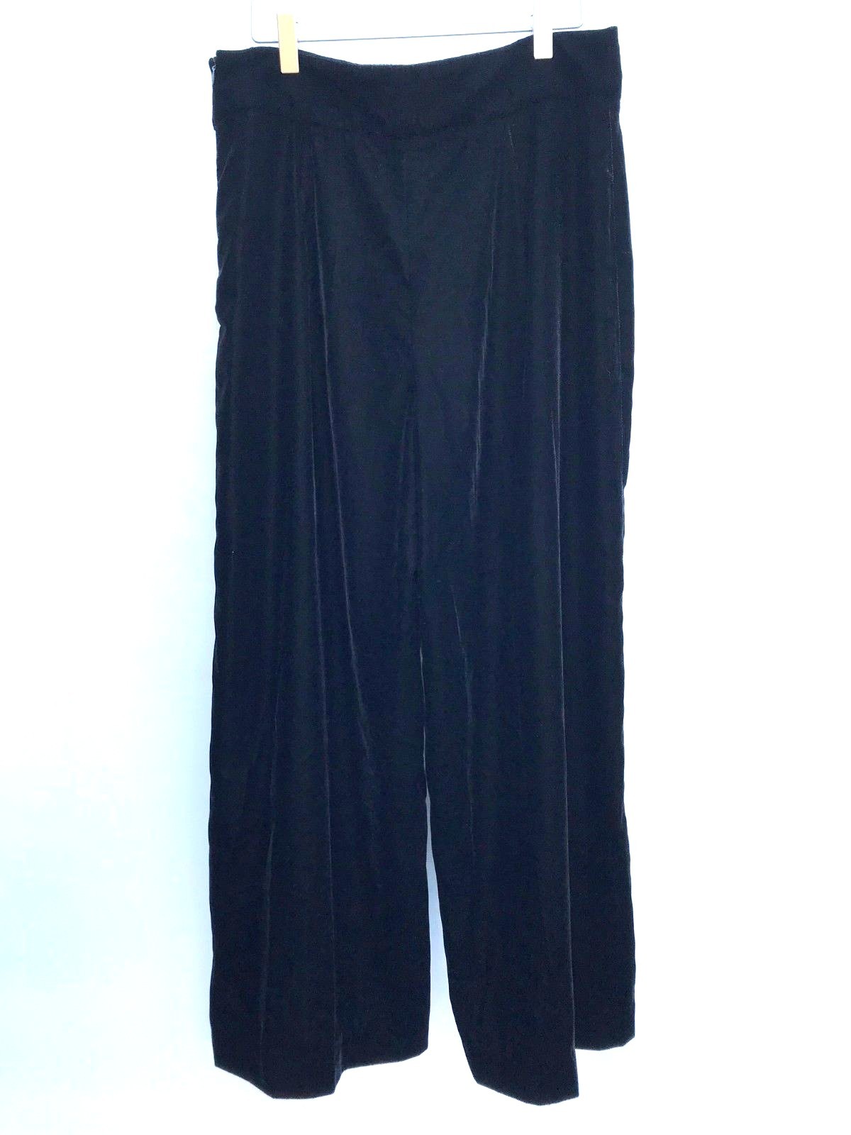 Talla Ref Culottes L Negro Pantalón Alta Terciopelo Xl Zara Talla Ref Culottes L Negro Pantalón Alta Terciopelo Xl Zara