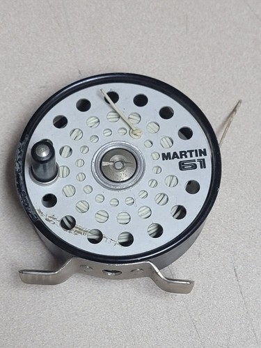 Vintage Martin 61 Fly Fishing Reel - Made in USA * TESTED & WORKING!