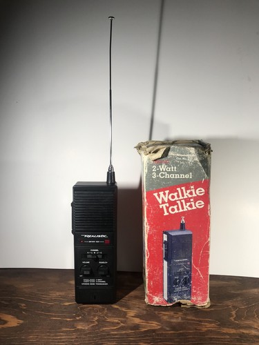 Vintage Realistic Walkie Talkie TRC-219 3-Channel CB Stranger Things