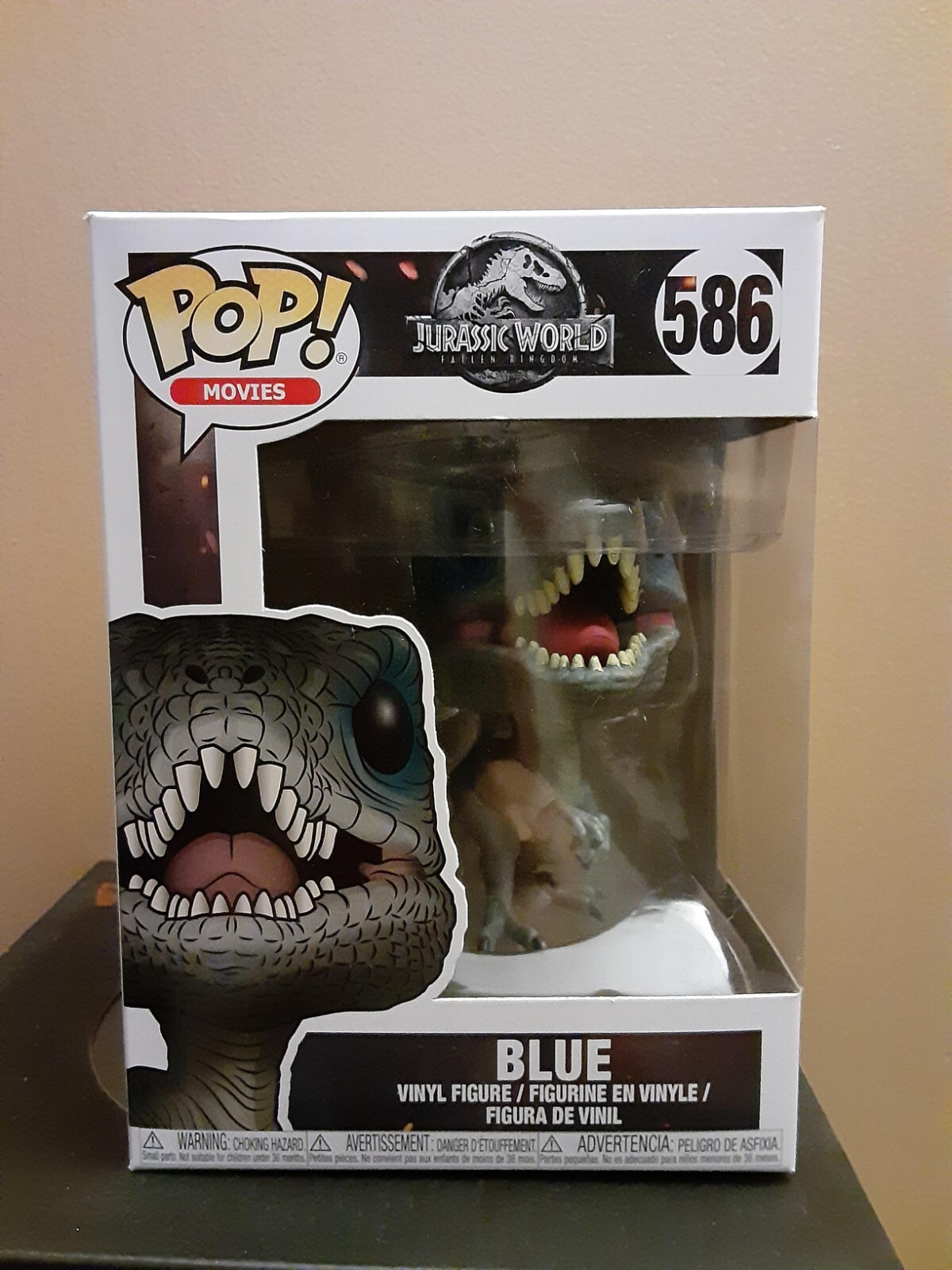 ジュラシックワールド　FUNKOPOP ファンコ ブルー 586 FUNKO POP Movies JURASSIC WORLD FALLEN KINGDOM # 586 Blue