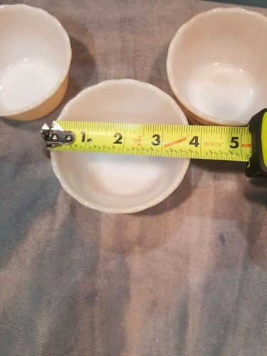 Vintage small glass bowls, set of three